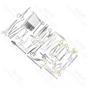 Endarterectomy Surgery Instruments 52 Pieces Set