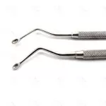 Hemingway Bone Curettes 2 Pcs Cleaning the Alveolus Bone Fragments Dental Tools New