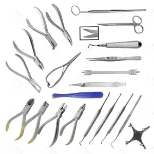 Orthodontic Dental Instruments Ortho Composite Set 23 Pcs
