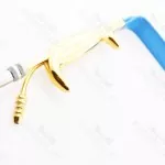 Plastic Surgery Ferreira Breast Retractor Gold Plated With Insulated Blade