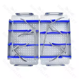 Kerrison Rongeurs 20 cm, 1mm-5mm With Sterilization Box & Silicon Mat Orthopedic