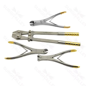 4 T/C PIN & WIRE Cutter Set Jaw Orthopedic Surgical Pliers Veterinary Special