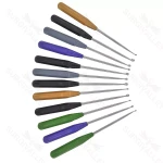 American Rainbow Cervical Bone Curettes Set Orthopedic Spine Instruments