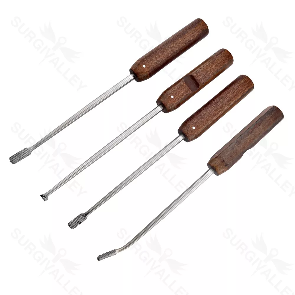 Arthroscopic Rasp 150mm Coarse Set Of 4 Pcs Of Orthopedic Instruments