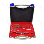 Dental Rubber Dam Clamp Forceps Set Ainsworth Rubber Dam Punch Dental Instrument