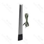 Monopolar Electrode Needle Laparoscopic with Suction 4mm Banana Pin