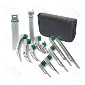 New Premium Fiber Optic Mac & Miller Laryngoscope Se