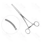 Doyen Atraumatic Forceps Elastic Blades Straight & Curved 17.1cm