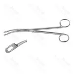 Heiming Kidney Stone Forceps Slight Curved 17.1cm