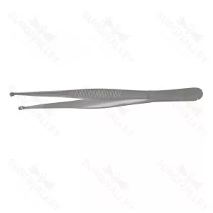 Selman Tissue Forceps Rounded Tips & Teeth Non Slip 150mm