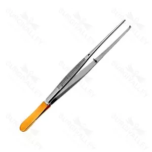 Semken Tissue Forceps Straight 1 X 2 Teeth Veterinary Surgical Instruments