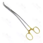 Stratte Needle Holder Tc Curved Stainless Steel Veterinary Tool