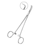 Storey Hemostatic Forceps 52mm Jaw Curve Cross Serrated 20.3cm General Surgery Instruments