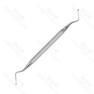Surgical Curette Spoon Shape Oval Cl 86 Lucas Handle # 3 Implant Instruments