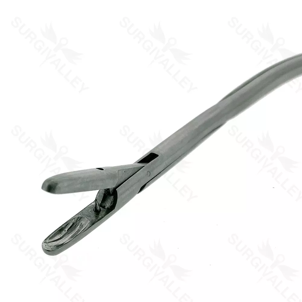 Jurasz Laryngeal Forceps Straight 19 cm Rounger Plastic Surgery Instruments