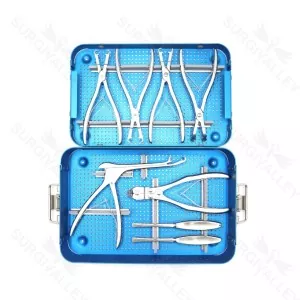 Orthopedic Surgical Instruments Rib Plate Instrument Set