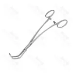 Debakey Tangential Clamp 195mm Effective Jaw 1 X 2 Teeth Surgical Instrument Clamp