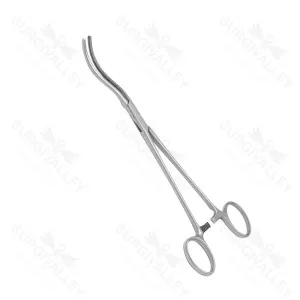 Glover Clamp Spoon Shaped Effective Jaw 215mm Cardio Vascular Clamp