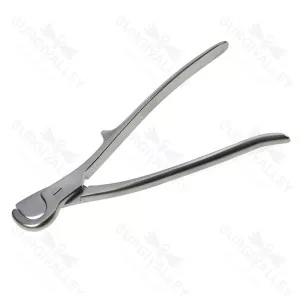 Gluck Rib Shear Cardiothoracic Surgical 220mm Curved Blades Cutting Bone Instrument