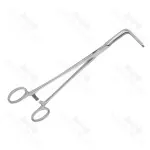 Lees Bronchus Clamp Angled 223mm Debakey Type Effective Jaw Surgical Clamp