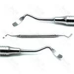 New Dental Bone Scraper Curved Blade Grafting Implantology Surgical Instruments