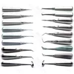 16 Pieces Set Of Dental Extraction Elevators Cogswell Cryer Spear Crane Apical Root Tip Pick Stainless Steel Instrument