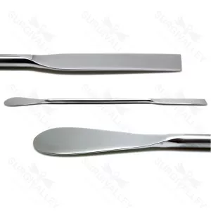 Dental Lab Spoon Spatula Double Ended 18cm Medical General Mixing Stainless Steel