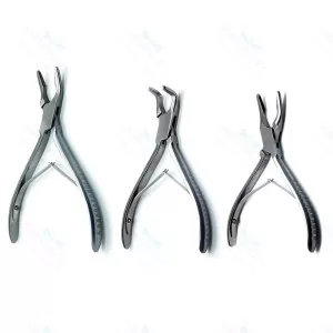TC Pin wire Cutter Ruskin Bone Rounger Cutting Forceps Set of 6 Pcs Orthopedics