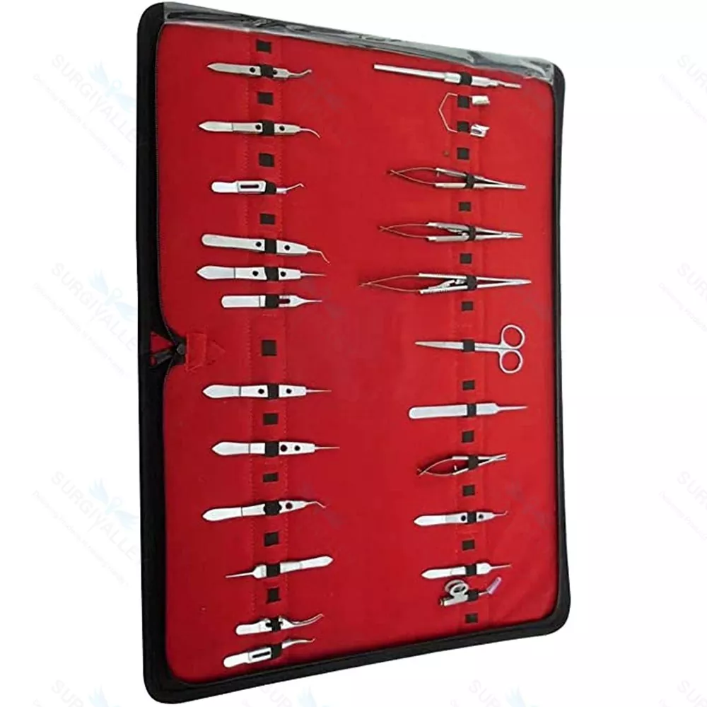 Eye Micro Minor Surgery Ophthalmic Delicate Instruments Student 40 Pcs Set Kit