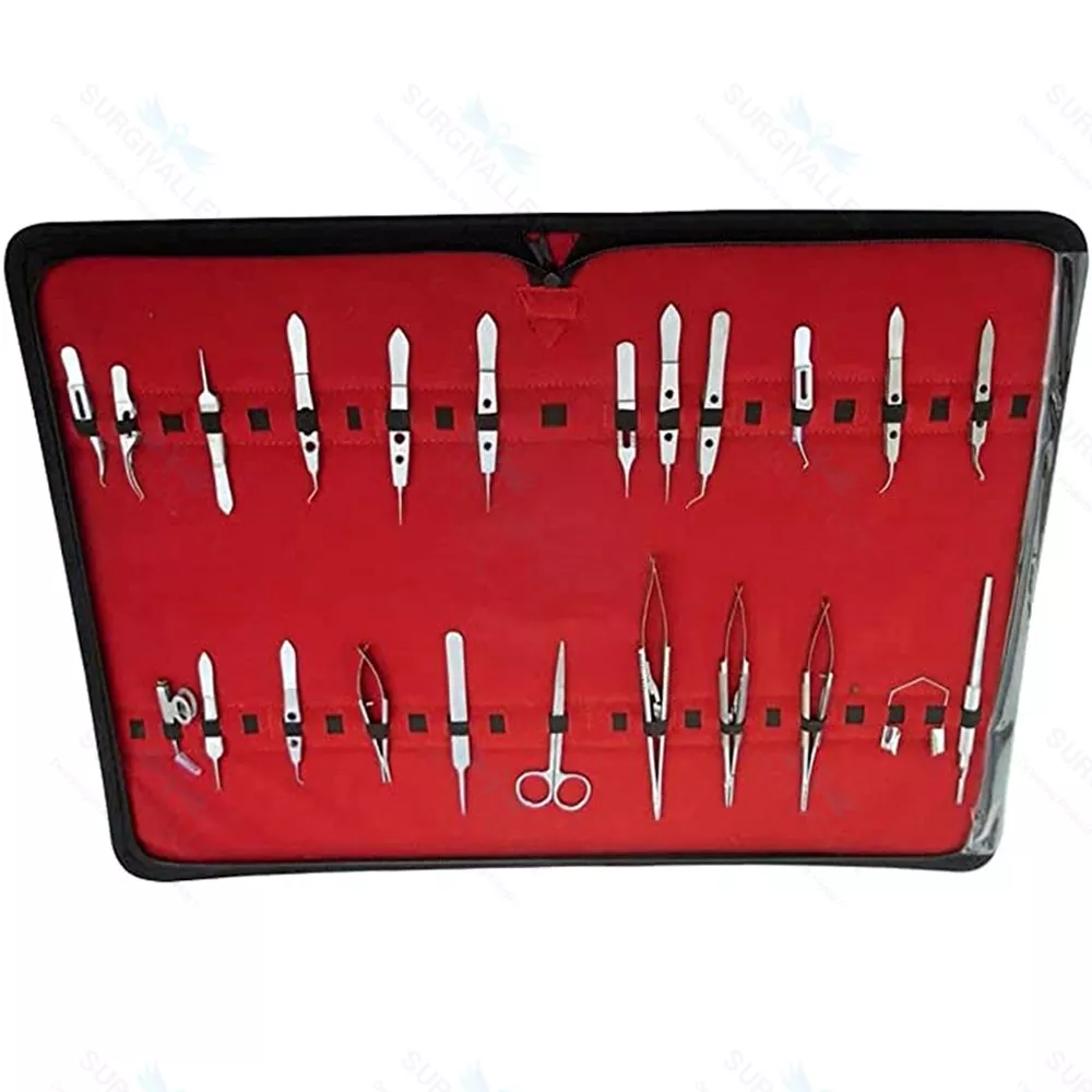 Eye Micro Minor Surgery Ophthalmic Delicate Instruments Student 40 Pcs Set Kit