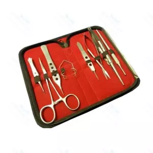 O.R Grade Basic Micro Surgical Eye Veterinary Surgery Instruments Kit 8 Pcs Set