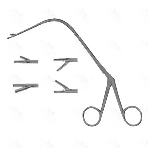 Jurasz Laryngeal Forceps 19cm 4Pcs Set (Up,Down,Left,Right) Surgical Instrument