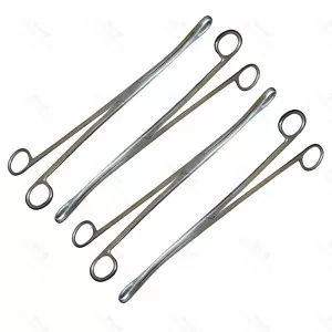 Kelly Placenta Forceps Size 12.5 Set Of 4 Pcs Surgical Instruments