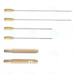 Plastic Surgery Liposuction Luer Lock Cannulas (20cm & 25cm-5mm) Set of 5 PCs