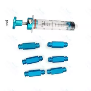 Liposuction Syringe Injection 10 ML & Fat Transfer Adapter Cosmetic Surgery