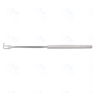 Mcindoe Skin Hook Double Prong Flat Metal Handle 9mm Wide 150mm General Surgery Instruments
