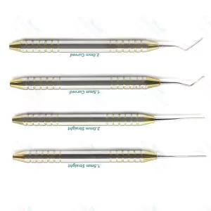 Set Of 4 Dental Periotome Scaler PDL Periodontal Ligament Atraumatic Extraction