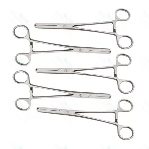 Rod Holding Forceps Set of 5 Pcs Medical Surgical Instruments
