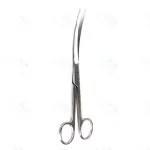 Scissors Teat Curved 17cm Made Stainless Steel Instruments