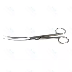 Scissors Teat Curved 17cm Made Stainless Steel Instruments