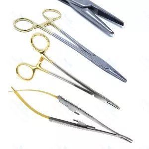 Tc Mayo Hegar Olsen Hegar Needle Holder Set Of 5 Pcs Dental instruments
