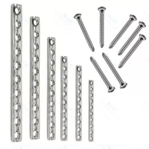Veterinary 3.5mm DCP Recon Plate -12pcs & 3.5mm Cortical Screw- 100pcs SS