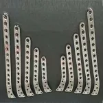 Veterinary Proximal Lateral Tibia Plates 5.0mm -Set of 10pcs L5/R5 SS Instrument