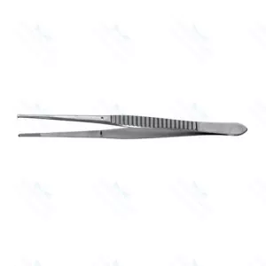 Waugh Tissue Forceps 1X2 Teeth Serrated 18.0 cm General Surgery Instruments