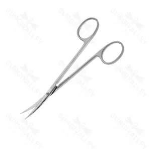 Single Use Disposable Brophy Gum Suture Scissors Straight Curved Sharp Blade 14.6cm