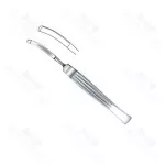 Single Use Disposable Converse Button End Knife 16cm Curved Ent Surgery Instrument