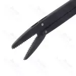 Hartman Crocodile Forceps Serrated Jaw 75mm Shoulder To Tip Black Finish