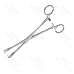 Single Use Disposable Museux Tonsil Clamp 2X2 Prong Width 9mm Non Sterile Reusable 20cm