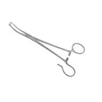 Single Use Disposable White Tonsil Seizing Clamp 3X4 Teeth 23cm One Open Ring Ent Instrument