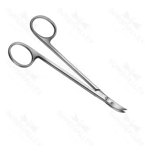 Chadwick Scissors Delicate Sharp Curved 4 1/2 Inch Eye Surgery Scissors